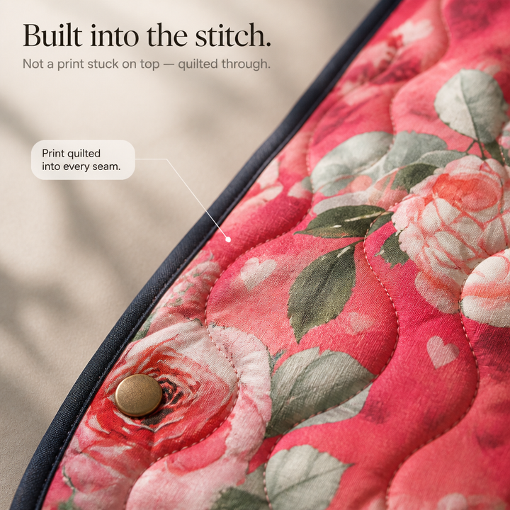 Floral Print Quilted Puffer Jacket, Lily & Sam, image 8
