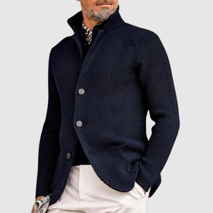 Men's Cardigan Military Retro Style, Lily & Sam, image 1