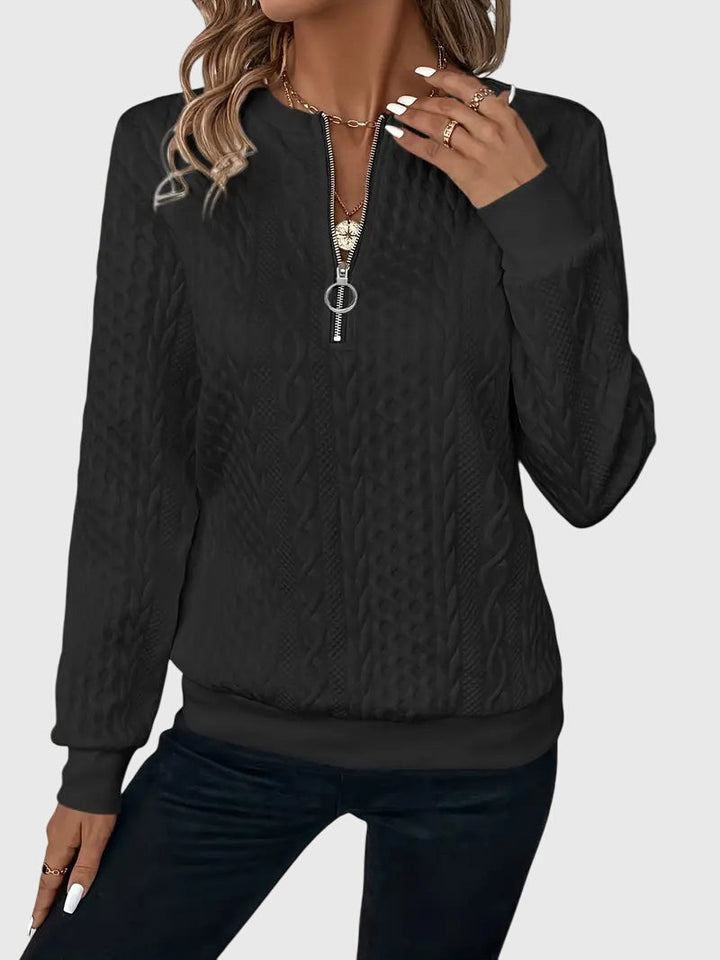 Sweater with Zipper, Lily & Sam, image 11