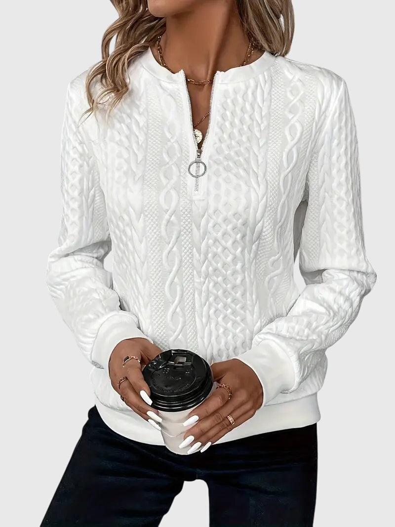 Sweater with Zipper, Lily & Sam, image 5