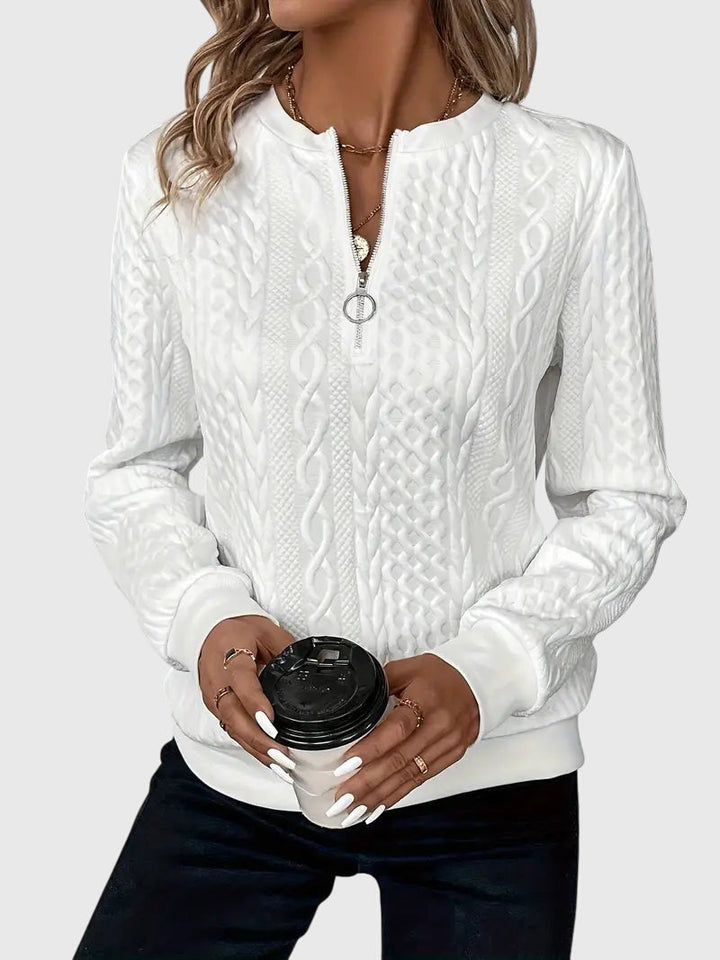 Sweater with Zipper, Lily & Sam, image 5