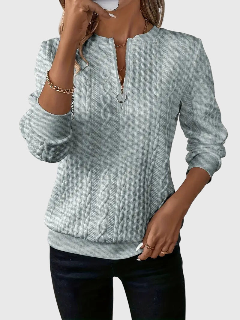 Sweater with Zipper, Lily & Sam, image 15