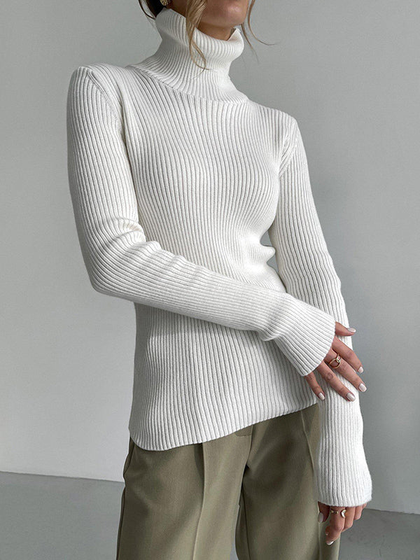 Ribbed Turtleneck Sweater, Lily & Sam, image 2
