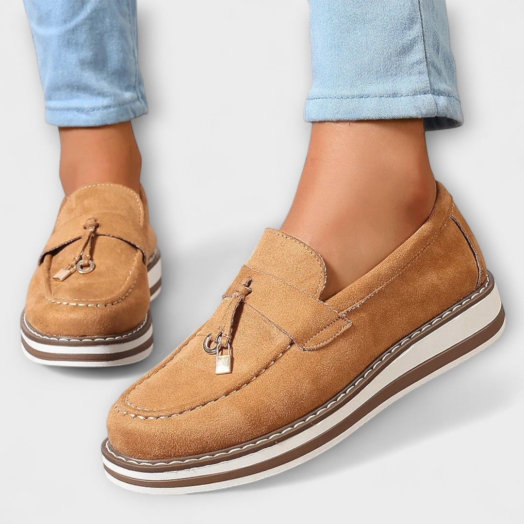 Stylish Casual Loafers with Round Toe Design, Lily & Sam, image 4