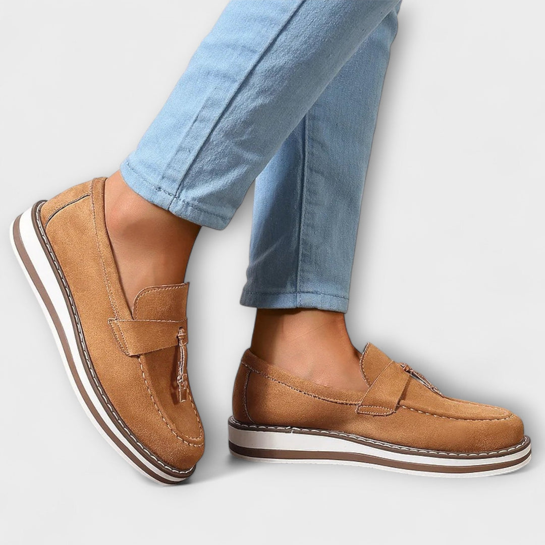 Stylish Casual Loafers with Round Toe Design, Lily & Sam, image 5