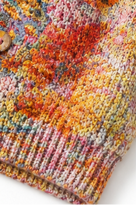 Floral Print Open Front Knit Cardigan, Lily & Sam, image 8