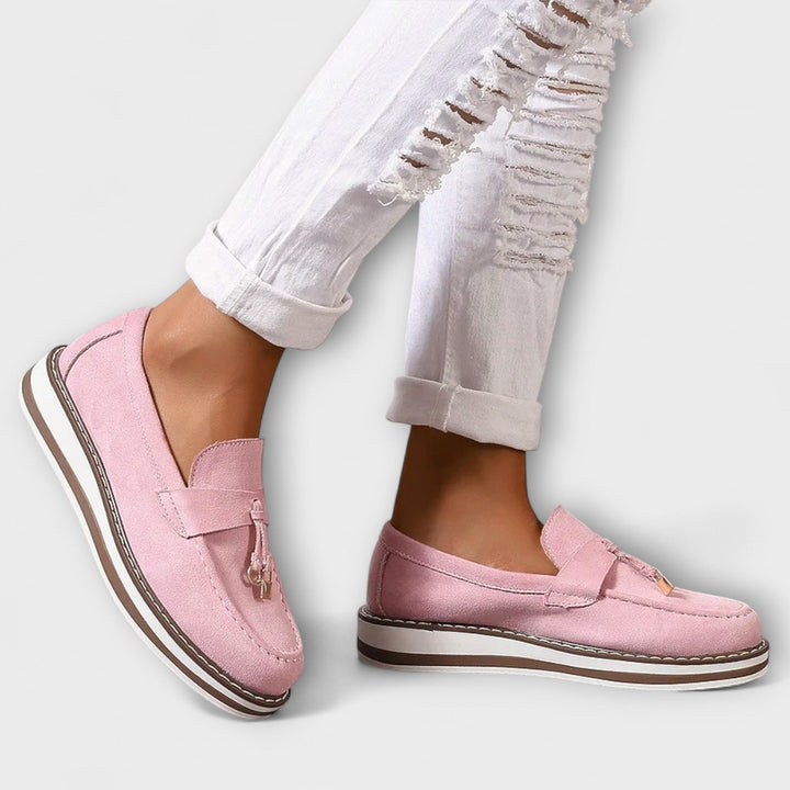 Stylish Casual Loafers with Round Toe Design, Lily & Sam, image 3