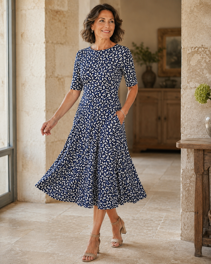 Floral Midi Dress, Lily & Sam, image 1