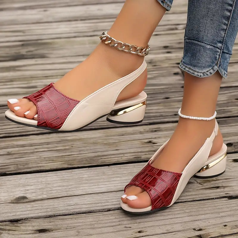 Leather Sandals, Lily & Sam, image 2
