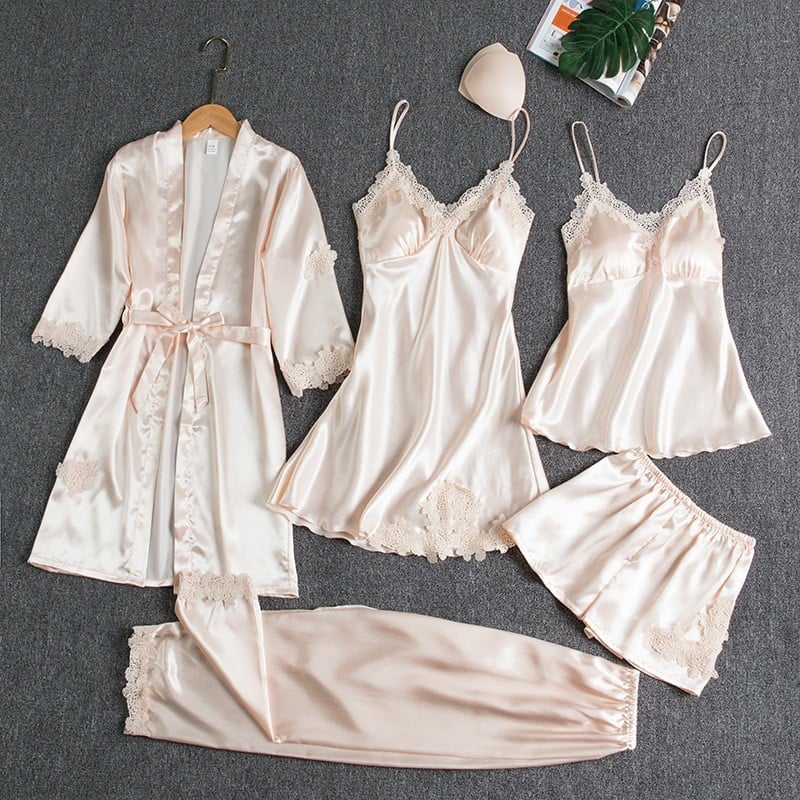 5 Piece Lace Nightwear Set, Lily & Sam, image 6