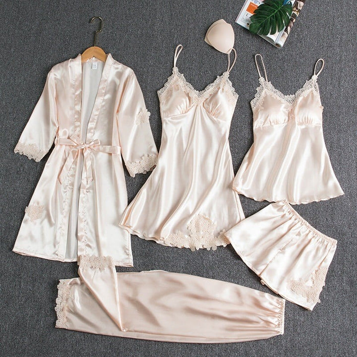 5 Piece Lace Nightwear Set, Lily & Sam, image 6