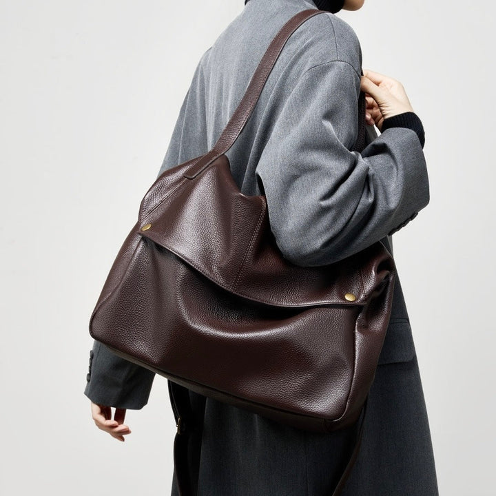 Women's Minimalist Retro Leather Bag, Lily & Sam, image 2
