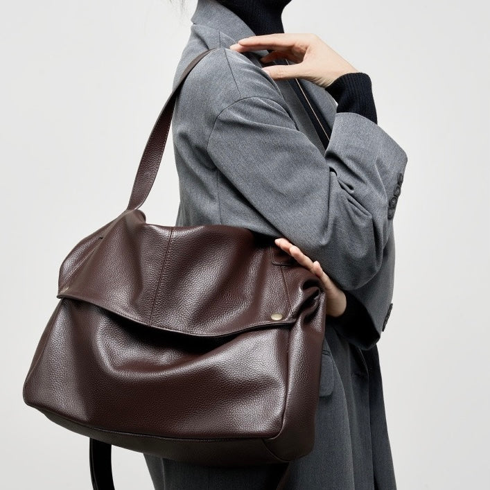 Women's Minimalist Retro Leather Bag, Lily & Sam, image 3