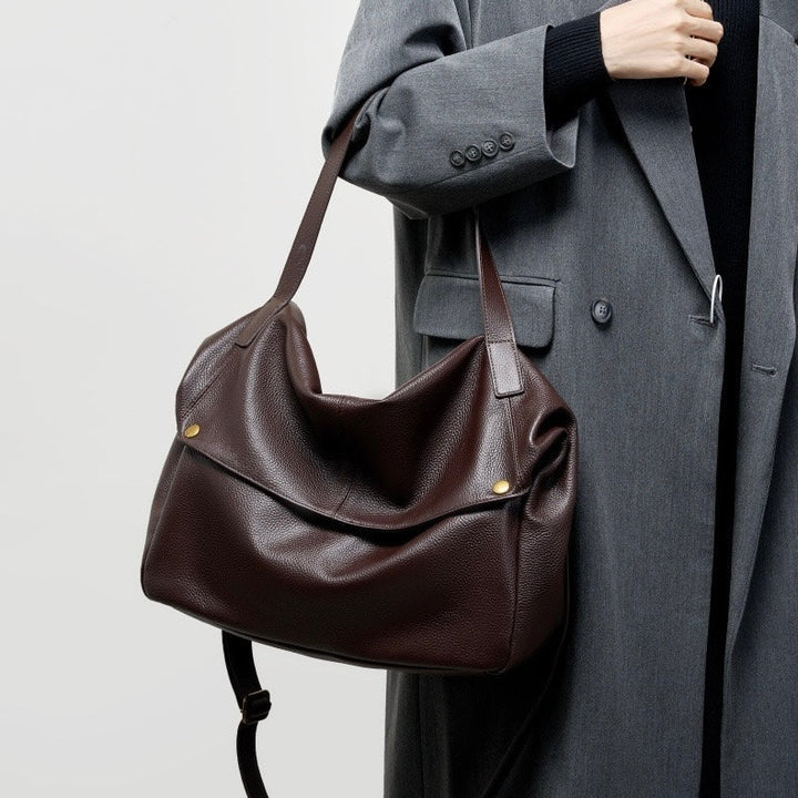 Women's Minimalist Retro Leather Bag, Lily & Sam, image 4
