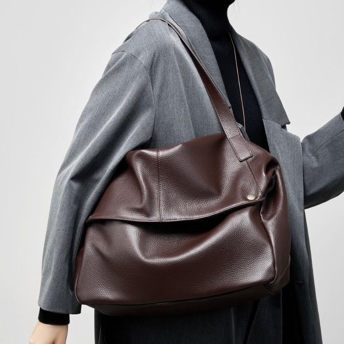 Women's Minimalist Retro Leather Bag, Lily & Sam, image 7