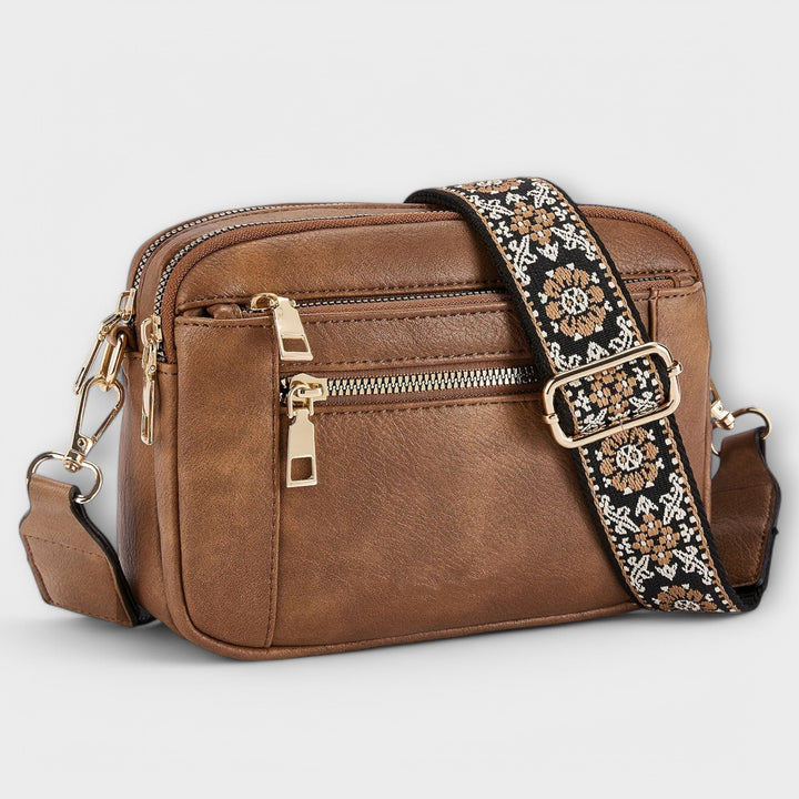 Women's Bohemian Leather Bag, Lily & Sam, image 1