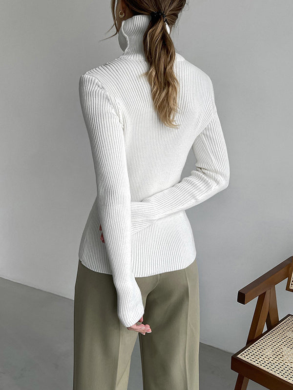 Ribbed Turtleneck Sweater, Lily & Sam, image 3