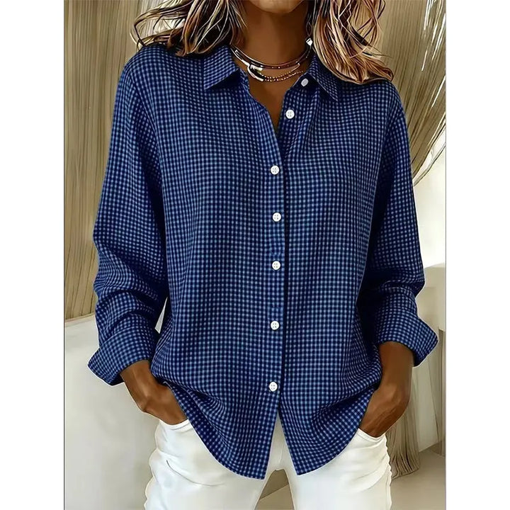 Classic Gingham Button Blouse, Lily & Sam, image 11