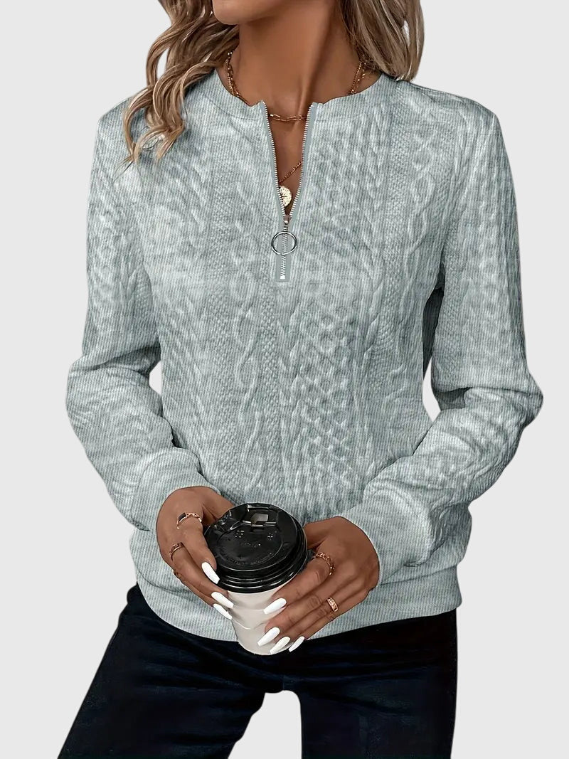 Sweater with Zipper, Lily & Sam, image 17