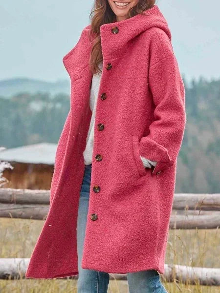 Cozy Button Up Outdoor Jacket, Lily & Sam, image 4