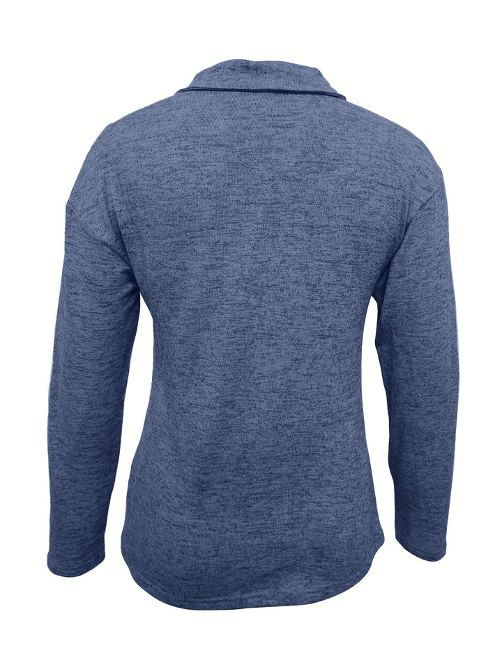 Zip Collar Knit Sweater, Lily & Sam, image 8