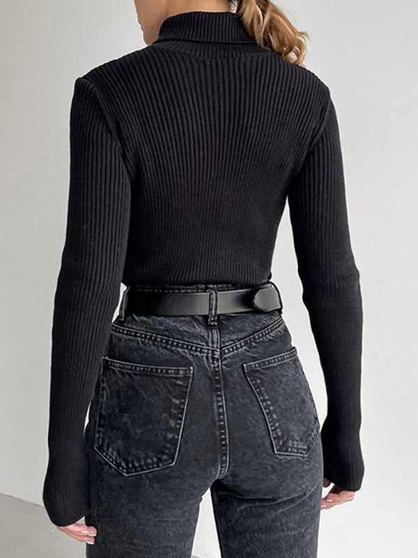 Ribbed Turtleneck Sweater, Lily & Sam, image 7