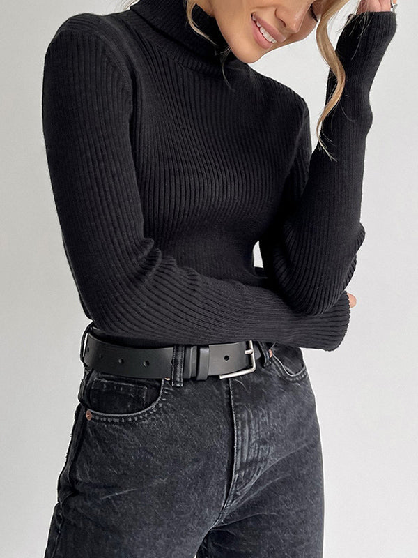 Ribbed Turtleneck Sweater, Lily & Sam, image 6