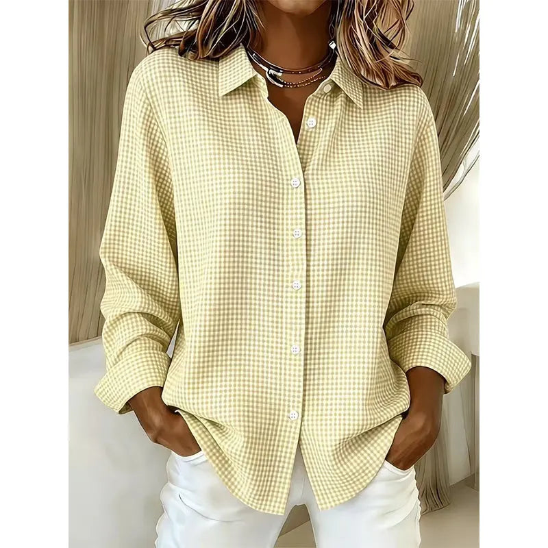 Classic Gingham Button Blouse, Lily & Sam, image 7