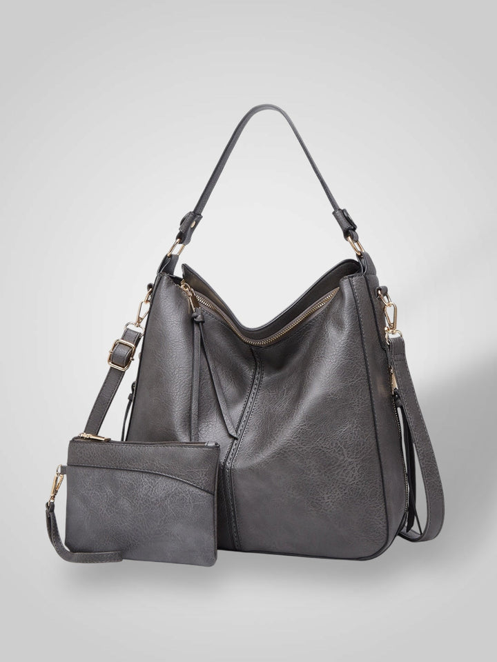 Women's Zip Leather Bag, Lily & Sam, image 3