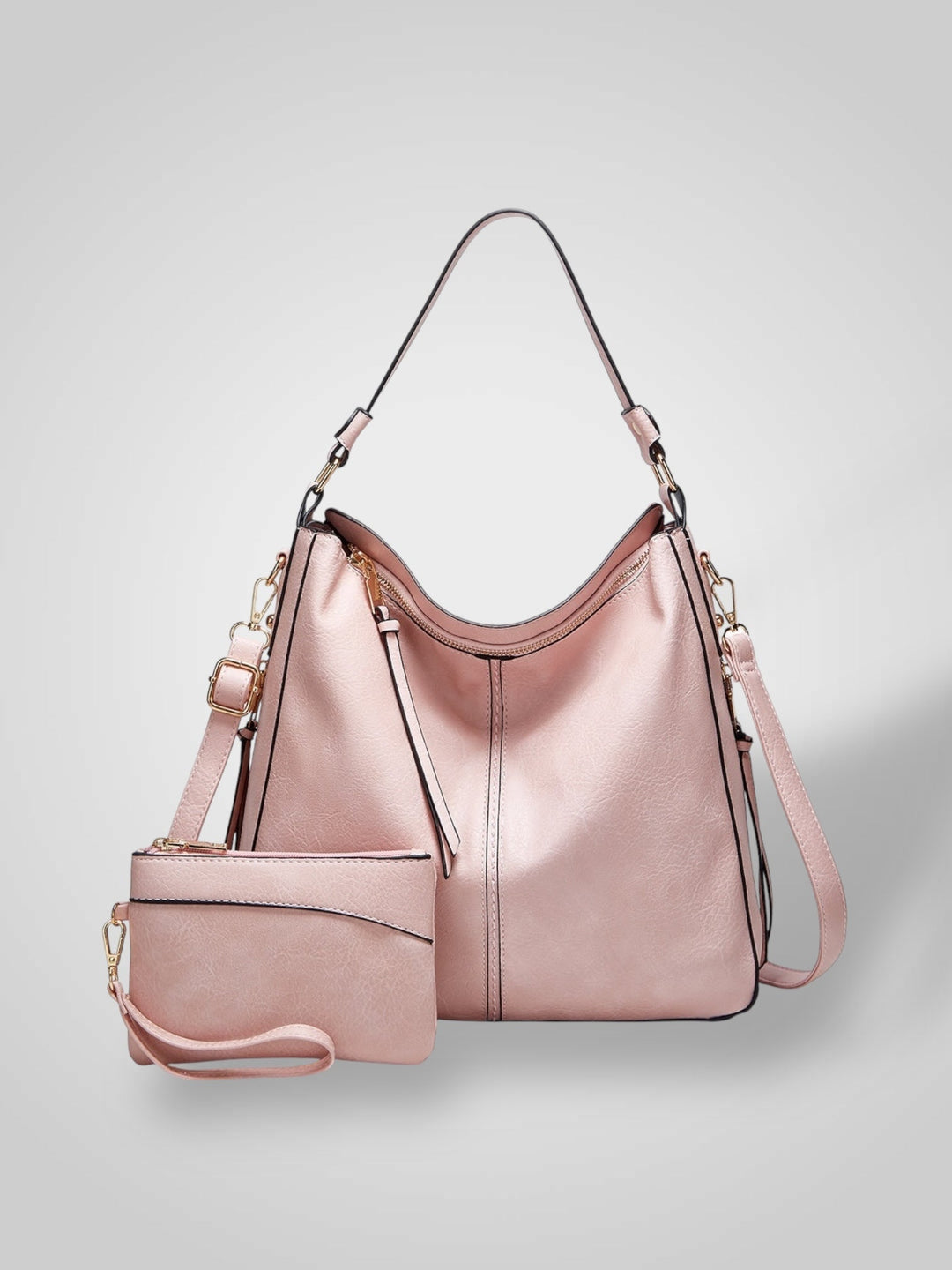 Women's Zip Leather Bag, Lily & Sam, image 5
