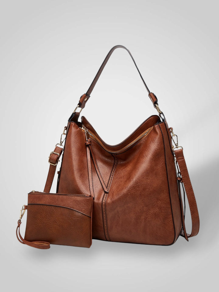 Women's Zip Leather Bag, Lily & Sam, image 6