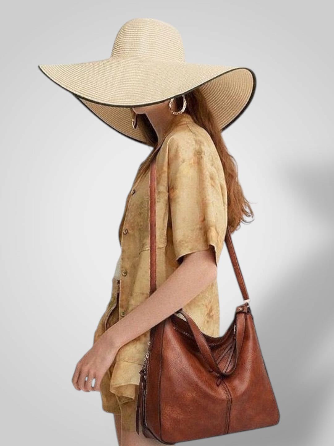 Women's Zip Leather Bag, Lily & Sam, image 7