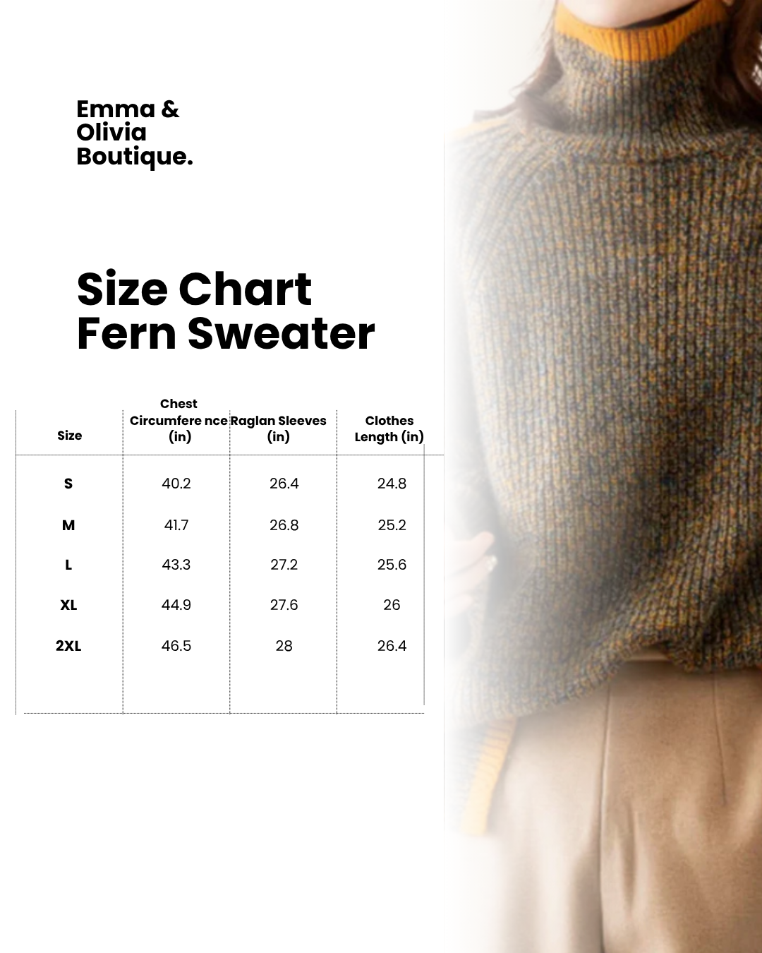 Fern Cozy Stripe Turtleneck Sweater, Lily & Sam, image 5