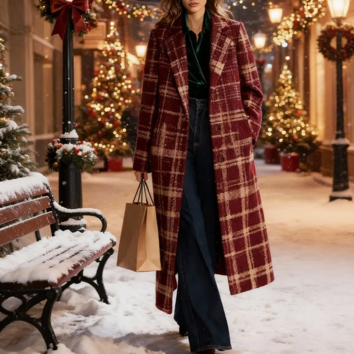 Classic Plaid Coat, Lily & Sam, image 3