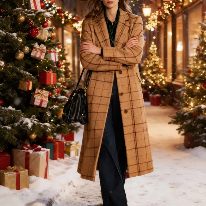 Classic Plaid Coat, Lily & Sam, image 4