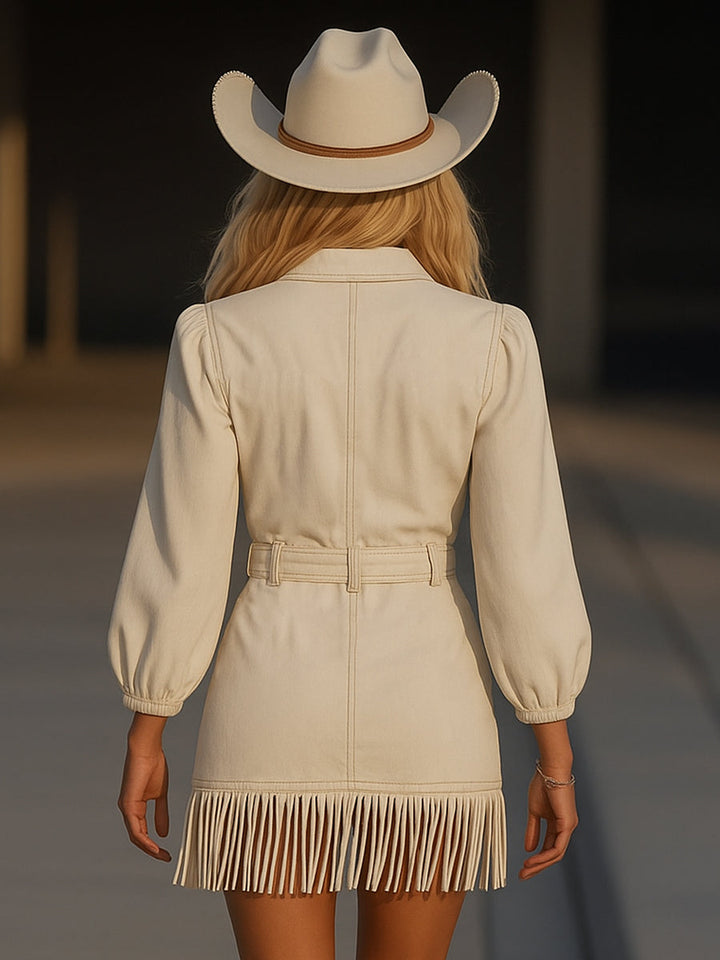 Mini Dress with Tassels, Lily & Sam, image 3
