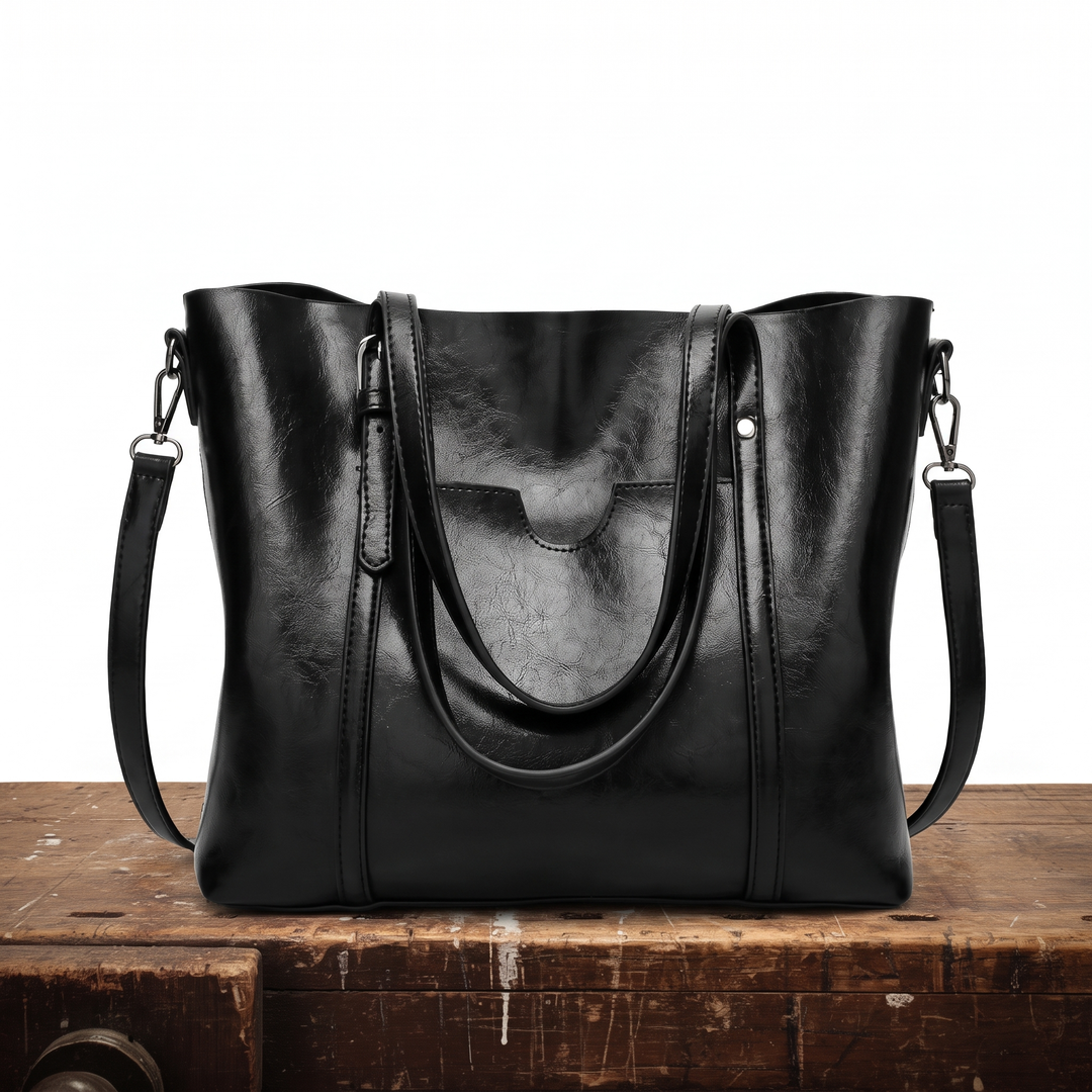 Daphira | Sleek Leather Shoulder Bag, Lily & Sam, image 2
