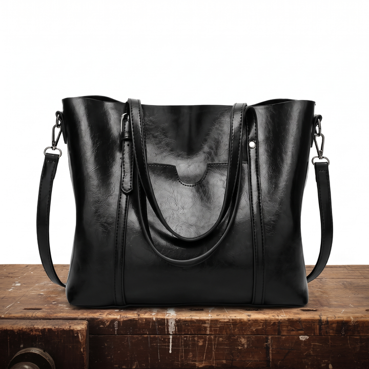 Daphira | Sleek Leather Shoulder Bag, Lily & Sam, image 2