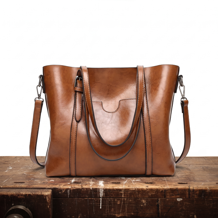 Daphira | Sleek Leather Shoulder Bag, Lily & Sam, image 1