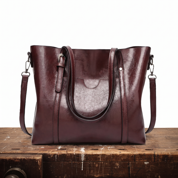 Daphira | Sleek Leather Shoulder Bag, Lily & Sam, image 4
