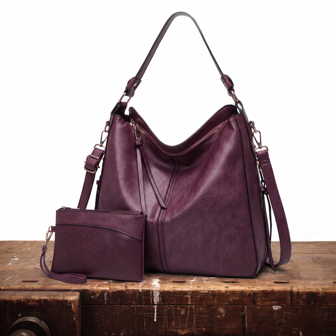 Lorraine | Anti-Theft Hobo Bag with Free Pouch, Lily & Sam, image 5