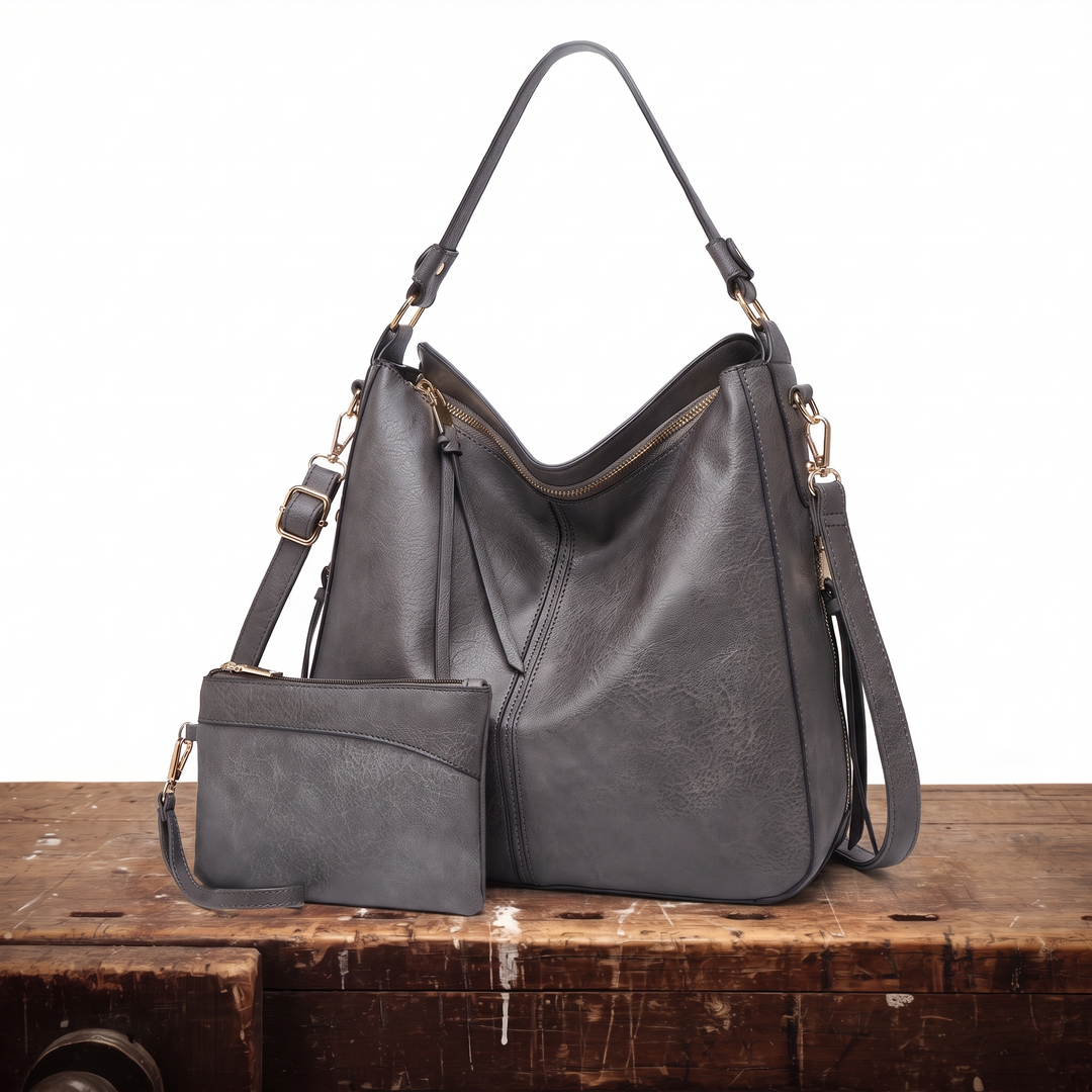 Lorraine | Anti-Theft Hobo Bag with Free Pouch, Lily & Sam, image 4