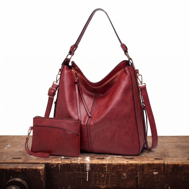 Lorraine | Anti-Theft Hobo Bag with Free Pouch, Lily & Sam, image 6