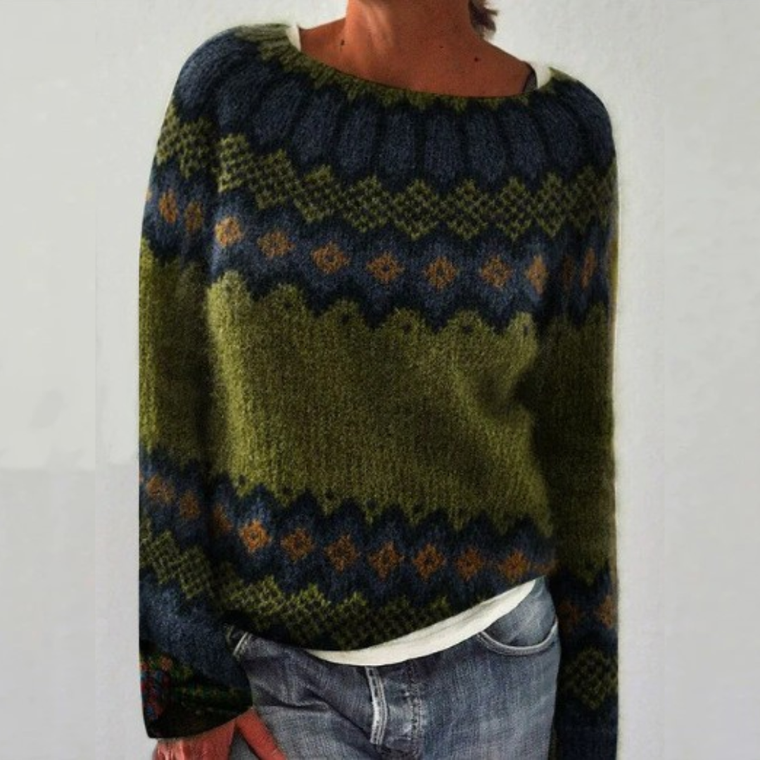 Cozy Retro Sweater, Lily & Sam, image 1