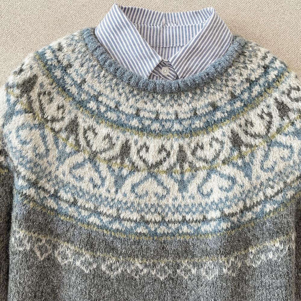 Chic Vintage Knit Sweater, Lily & Sam, image 2
