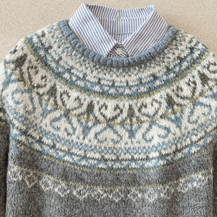 Chic Vintage Knit Sweater, Lily & Sam, image 2