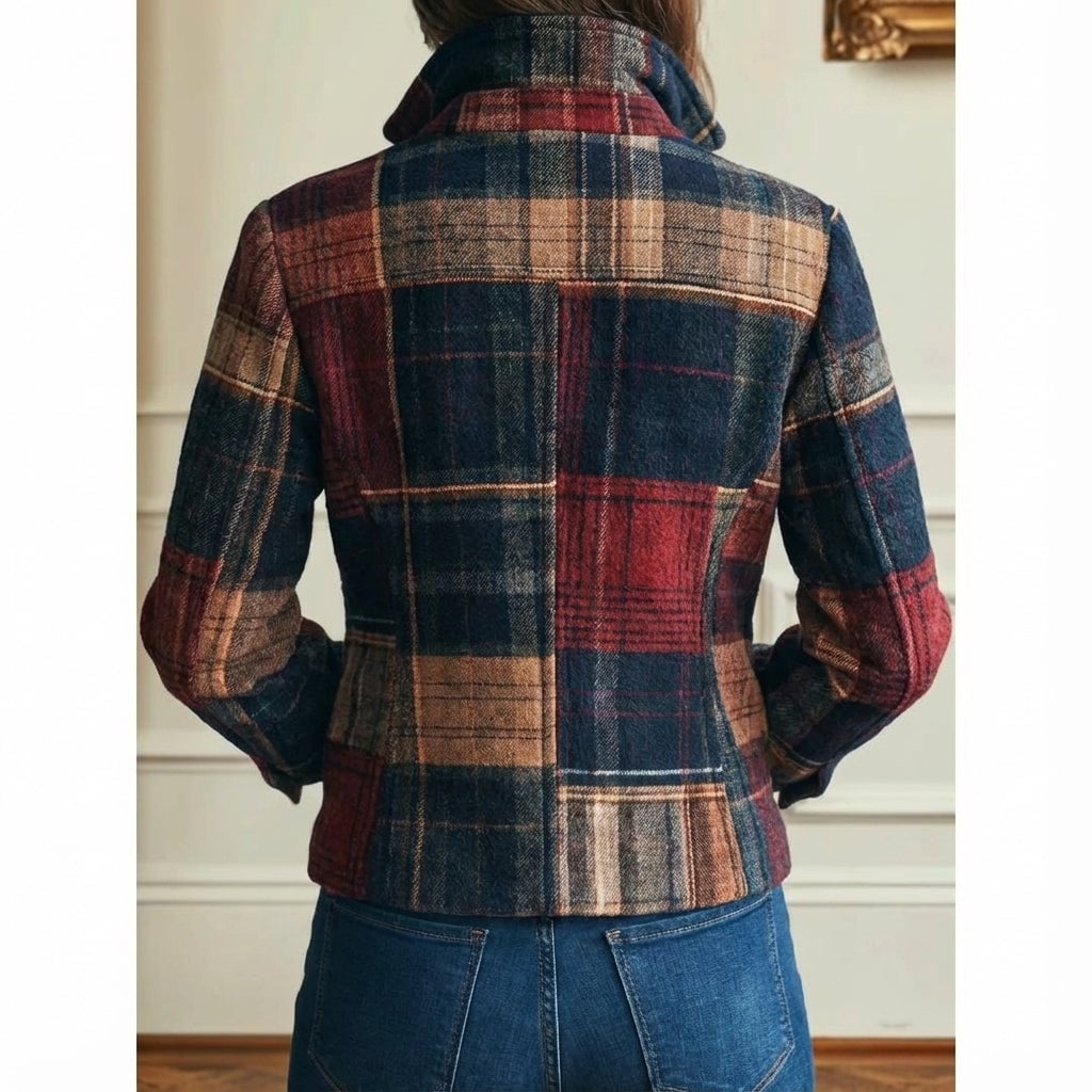 Nella Classic Plaid Jacket, Lily & Sam, image 2