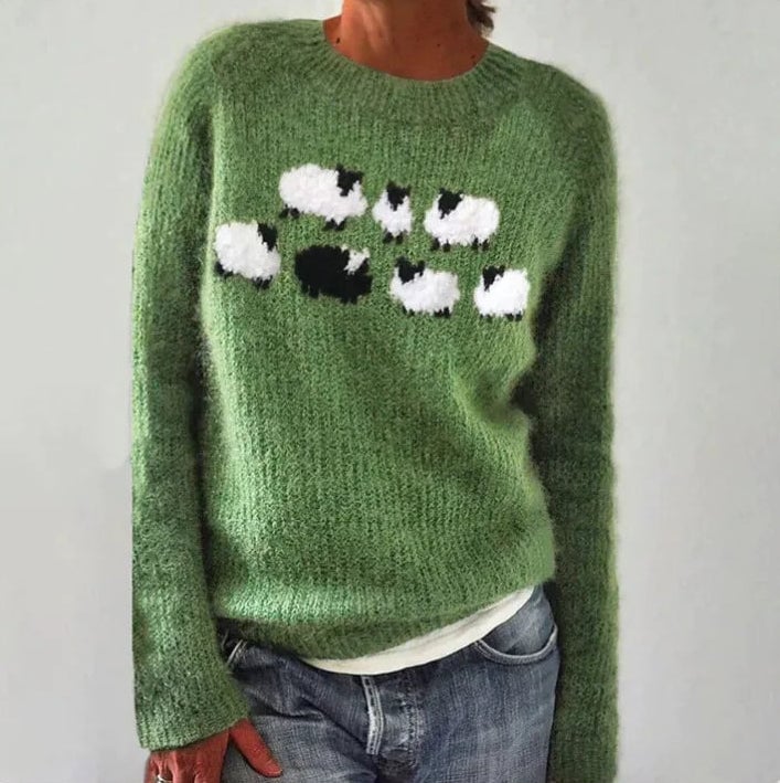 Cute Sheep Sweater, Lily & Sam, image 1