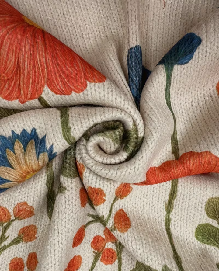 Wildflower Meadow Zip Cardigan, Lily & Sam, image 3