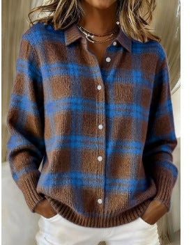 Check Pattern Cardigan, Lily & Sam, image 1